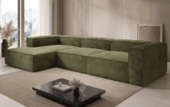 Designer Ecksofa Lesley in Cord