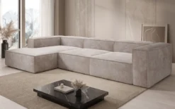 Designer Ecksofa Lesley in Cord