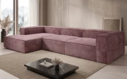 Designer Ecksofa Lesley in Cord
