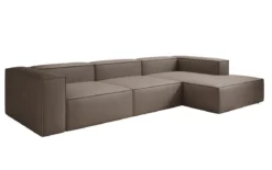 Designer Ecksofa Lesley in Echtleder
