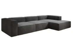 Designer Ecksofa Lesley in Samt