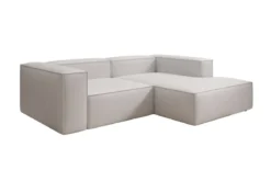 Designer Ecksofa Lesley Mini in Echtleder