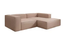 Designer Ecksofa Lesley Mini in Echtleder