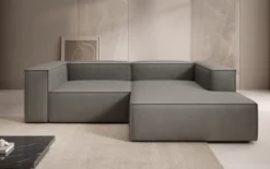 Designer Ecksofa Lesley Mini in Echtleder