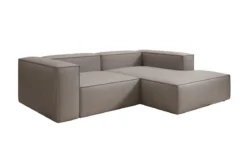 Designer Ecksofa Lesley Mini in Echtleder