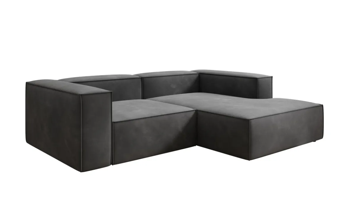 Designer Ecksofa Lesley Mini in Samt