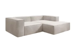 Designer Ecksofa Lesley Mini in Samt