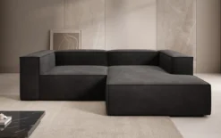 Designer Ecksofa Lesley Mini in Samt