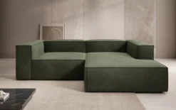 Designer Ecksofa Lesley Mini in Samt
