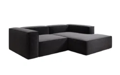 Designer Ecksofa Lesley Mini in Strukturstoff