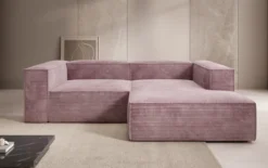 Designer Ecksofa Lesley Mini in Cord