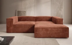 Designer Ecksofa Lesley Mini in Cord