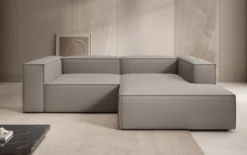 Designer Ecksofa Lesley Mini in Stoff