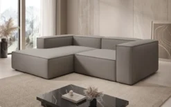 Designer Ecksofa Lesley Mini in Stoff