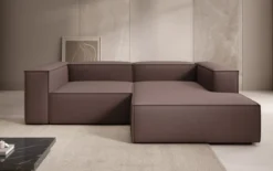 Designer Ecksofa Lesley Mini in Stoff