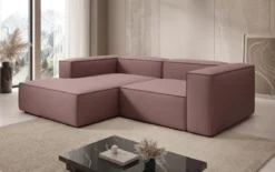 Designer Ecksofa Lesley Mini in Stoff