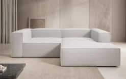 Designer Ecksofa Lesley Mini in Bouclé