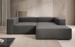 Designer Ecksofa Lesley Mini in Bouclé