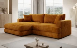 Designer Ecksofa Lima in Cord