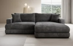 Designer Ecksofa Lima in Cord