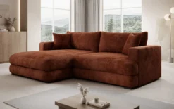 Designer Ecksofa Lima in Cord