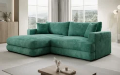 Designer Ecksofa Lima in Cord