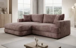 Designer Ecksofa Lima in Cord