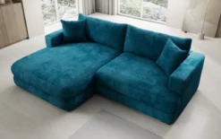Designer Ecksofa Lima in Cord
