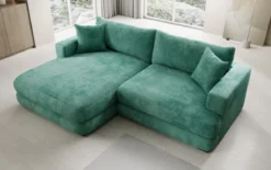 Designer Ecksofa Lima in Cord