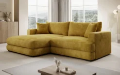 Designer Ecksofa Lima in Cord