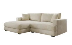 Designer Ecksofa Lima in Cord