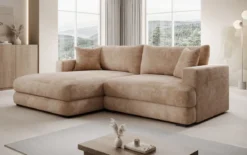 Designer Ecksofa Lima in Cord