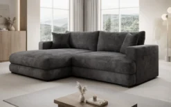 Designer Ecksofa Lima in Cord