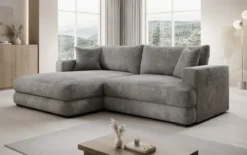 Designer Ecksofa Lima in Cord
