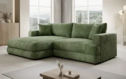 Designer Ecksofa Lima in Cord