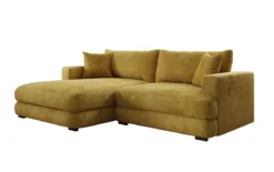 Designer Ecksofa Lima in Cord