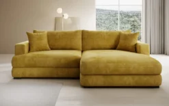 Designer Ecksofa Lima in Cord
