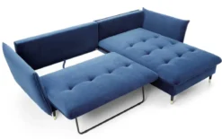Designer Ecksofa Louise mit Schlaf- und Klappfunktion