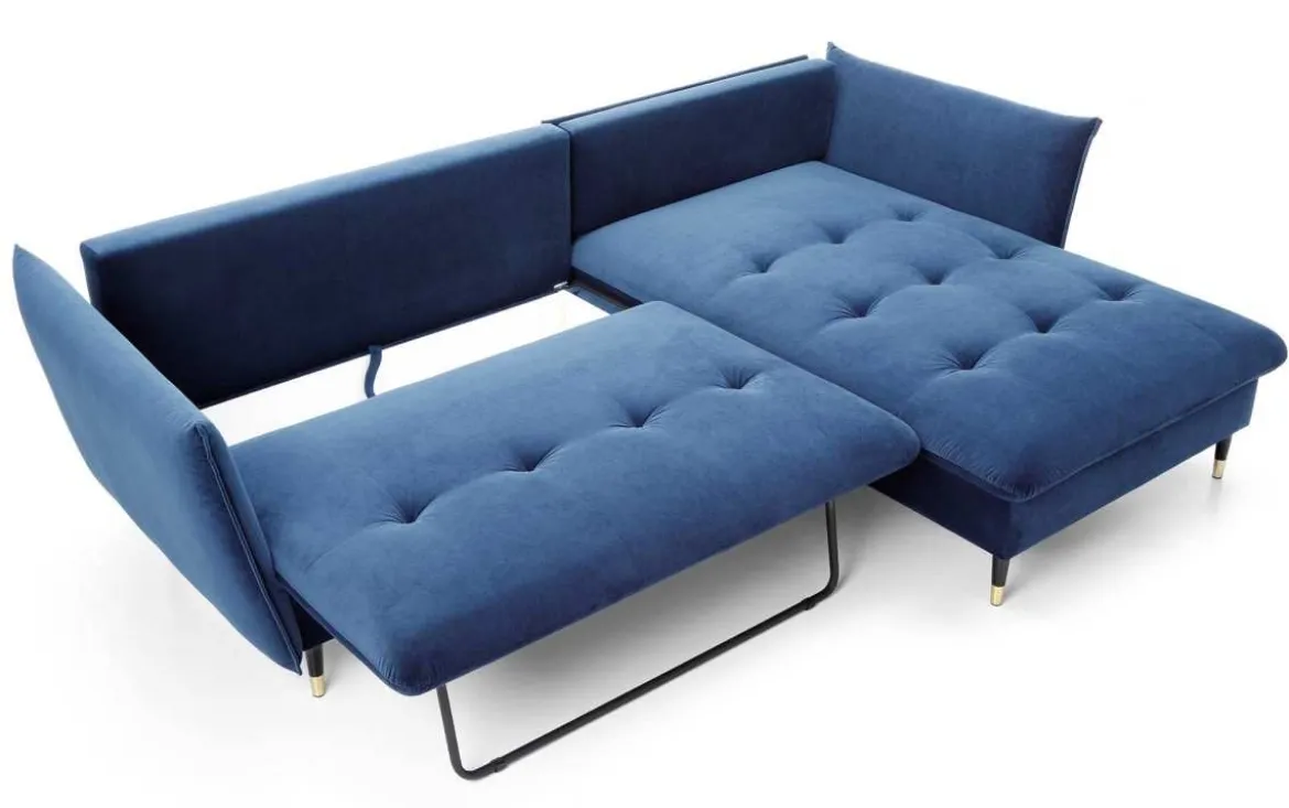 Designer Ecksofa Louise mit Schlaf- und Klappfunktion