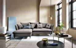 Designer Ecksofa Louise mit Schlaf- und Klappfunktion