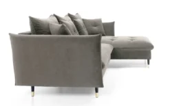 Designer Ecksofa Louise mit Schlaf- und Klappfunktion