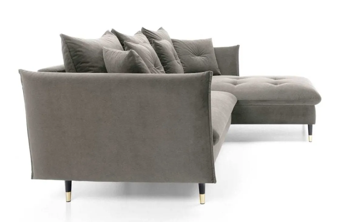 Designer Ecksofa Louise mit Schlaf- und Klappfunktion