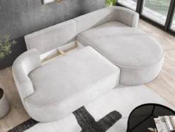 Designer Ecksofa Lucca in Bouclé
