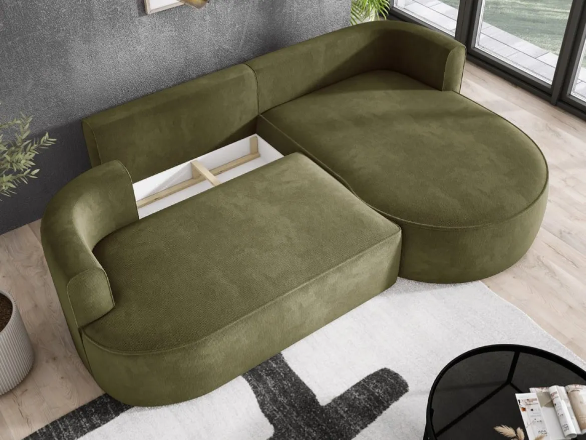 Designer Ecksofa Lucca in Bouclé