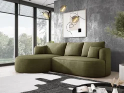 Designer Ecksofa Lucca in Bouclé