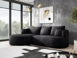 Designer Ecksofa Lucca in Bouclé
