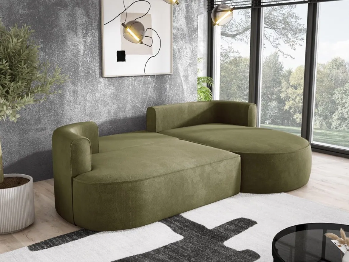Designer Ecksofa Lucca in Bouclé