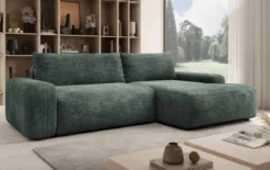 Designer Ecksofa Luma mit Stauraum und Schlaffunktion