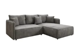 Designer Ecksofa Marlen mit Schlaf- und Klappfunktion in Cord