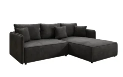 Designer Ecksofa Marlen mit Schlaf- und Klappfunktion in Cord
